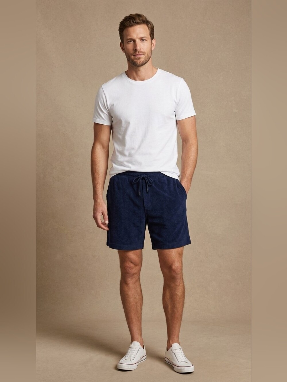 $89 Ben Sherman Mens Terry Towel Shorts